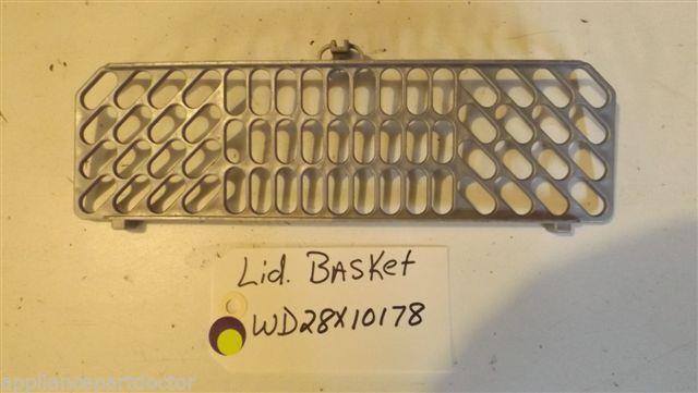 GE Dishwasher WD28X10178 Lid Basket used part GE Dishwasher WD28X10178 Lid Basket used part